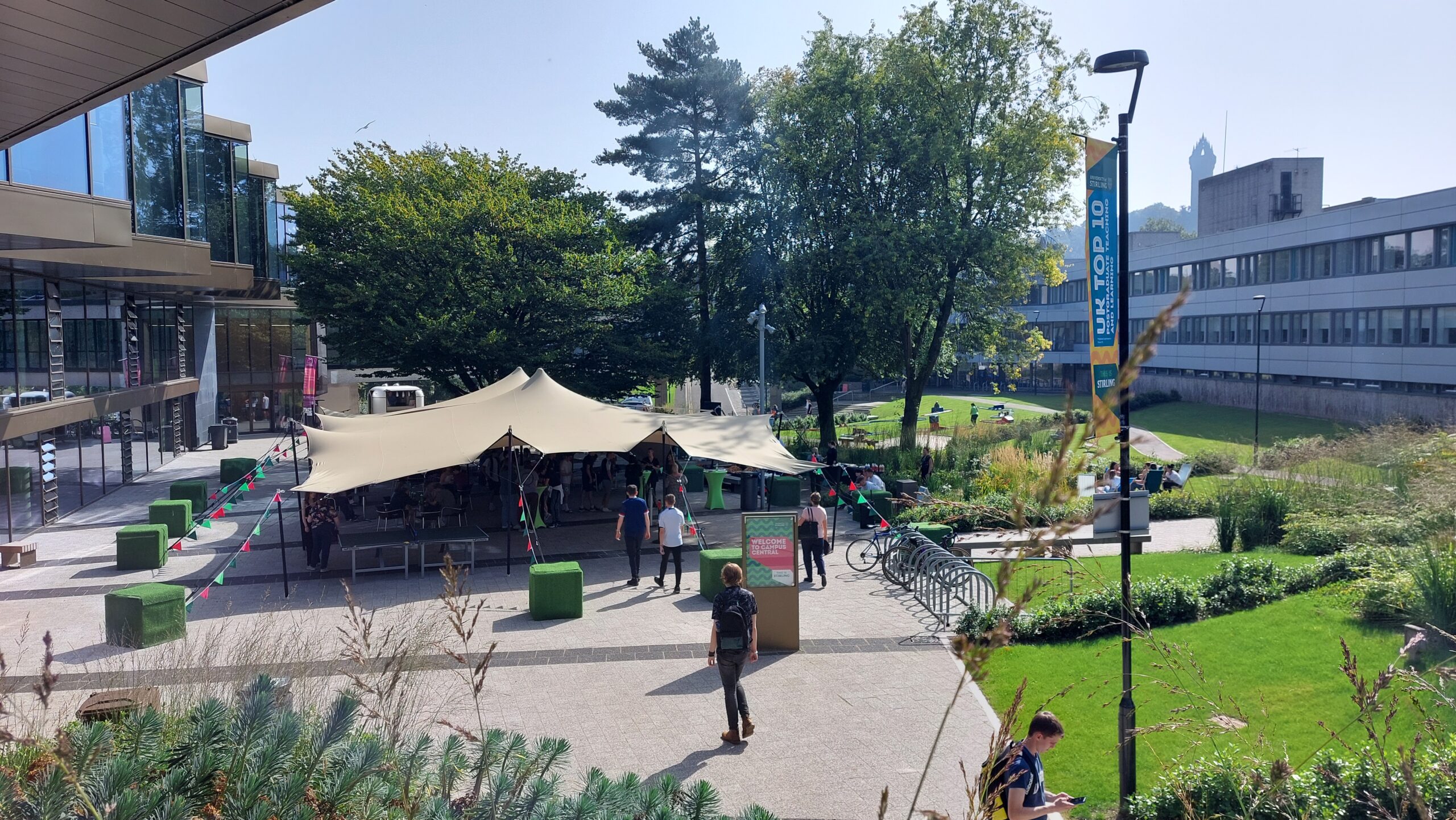 Queens Court Freshers' Fair at the University of Stirling