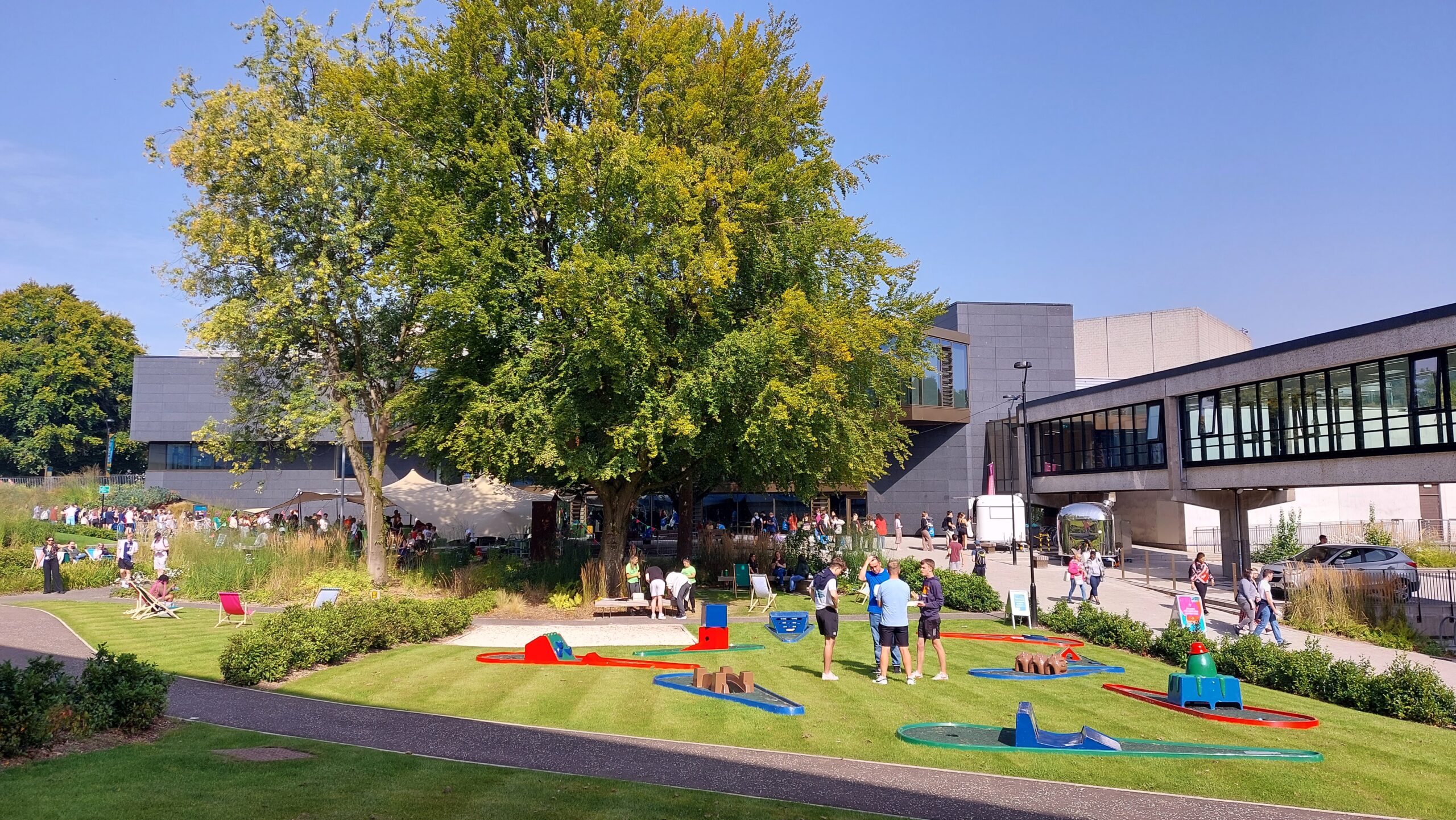 Queens Court Freshers' Fair at the University of Stirling